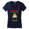 christmas baking team crew angel Women's V-Neck T-Shirt