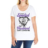 i'm not spoiled my husband just loves me Ladies Curvy T-Shirt