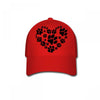 cat love paw Baseball Cap