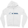 like a boss Zipper Hoodie