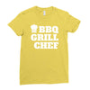 bbq grill chef Ladies Fitted T-Shirt