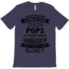 Super Cool Pops Of A Freaking Awesome Granddaughter T-Shirt