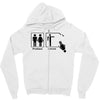 problem solved funny t shirt marriage wife beer s 3xl Zipper Hoodie