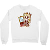 triple beagle portrait Crewneck Sweatshirt