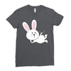 gym rabbit Ladies Fitted T-Shirt