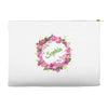 Floral Baby Name Accessory Pouches