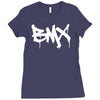 bmx graffiti Ladies Fitted T-Shirt