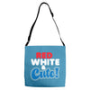 red white and cute Adjustable Strap Totes