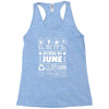 Born In June Racerback Tank