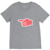 look late V-Neck Tee