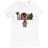 potato family Ladies Fitted T-Shirt