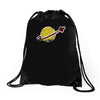 vintage space Drawstring Bags
