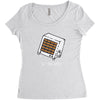 space heater Women's Triblend Scoop T-shirt