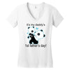 it's my daddy's Women's V-Neck T-Shirt