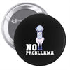 no probllama Pin-back button