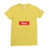 Thicc Hypebeast Ladies Fitted T-Shirt