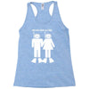 never dive alone scuba diving Racerback Tank