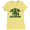 bass look big Ladies Fitted T-Shirt