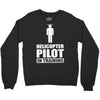 helicopter pilot in training Crewneck Sweatshirt