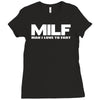 milf man i love to fart Ladies Fitted T-Shirt