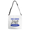 papa s service Adjustable Strap Totes