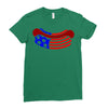 us hot dog Ladies Fitted T-Shirt