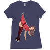 pin up girl Ladies Fitted T-Shirt