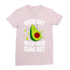 rock out with your guac out Ladies Fitted T-Shirt