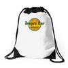 resistance cafe Drawstring Bags