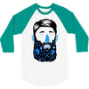 pirate beard 3/4 Sleeve Shirt