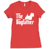 the dogfather west highland white Ladies Fitted T-Shirt