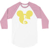 mickey skellington 3/4 Sleeve Shirt
