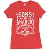 sons of anarchy soa motorcycle club tv show Ladies Fitted T-Shirt
