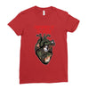 christmas in my heart Ladies Fitted T-Shirt