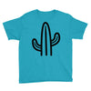 minimalistic cactus Youth Tee