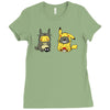 totoro &amp; pikachu onesie Ladies Fitted T-Shirt