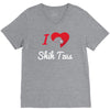 i love shih tzus V-Neck Tee