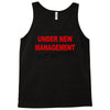 under new management just married mens black wedding present husband t Tank Top