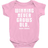 Winning Never Grows Old Baby Onesie