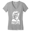 nope Women's V-Neck T-Shirt