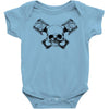 skull pisto Baby Bodysuit