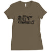 35. help!! theese peeple r kidnaping us 019 Ladies Fitted T-Shirt