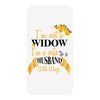 i'm not a widow i'm a wife to a husband with wings iPhoneX