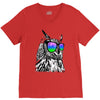 cool owl V-Neck Tee