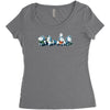 magical unicorns Women's Triblend Scoop T-shirt