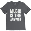 music is the answer V-Neck Tee