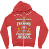 proud dad freaking Zipper Hoodie