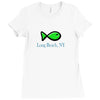 long beach Ladies Fitted T-Shirt