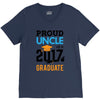 Class of 2017 Proud Uncle Graduation V-Neck Tee