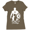 I'm Just A kid From Brooklyn Ladies Fitted T-Shirt